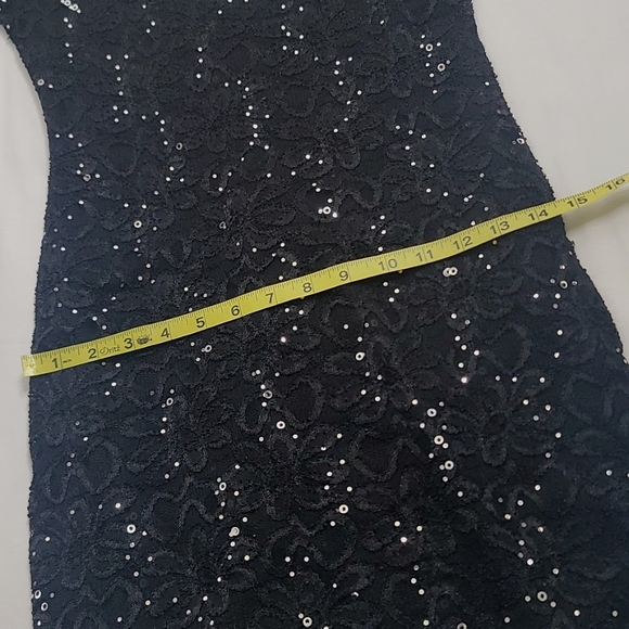 Ruby rox body con black sequined dress sz Med - Picture 9 of 13